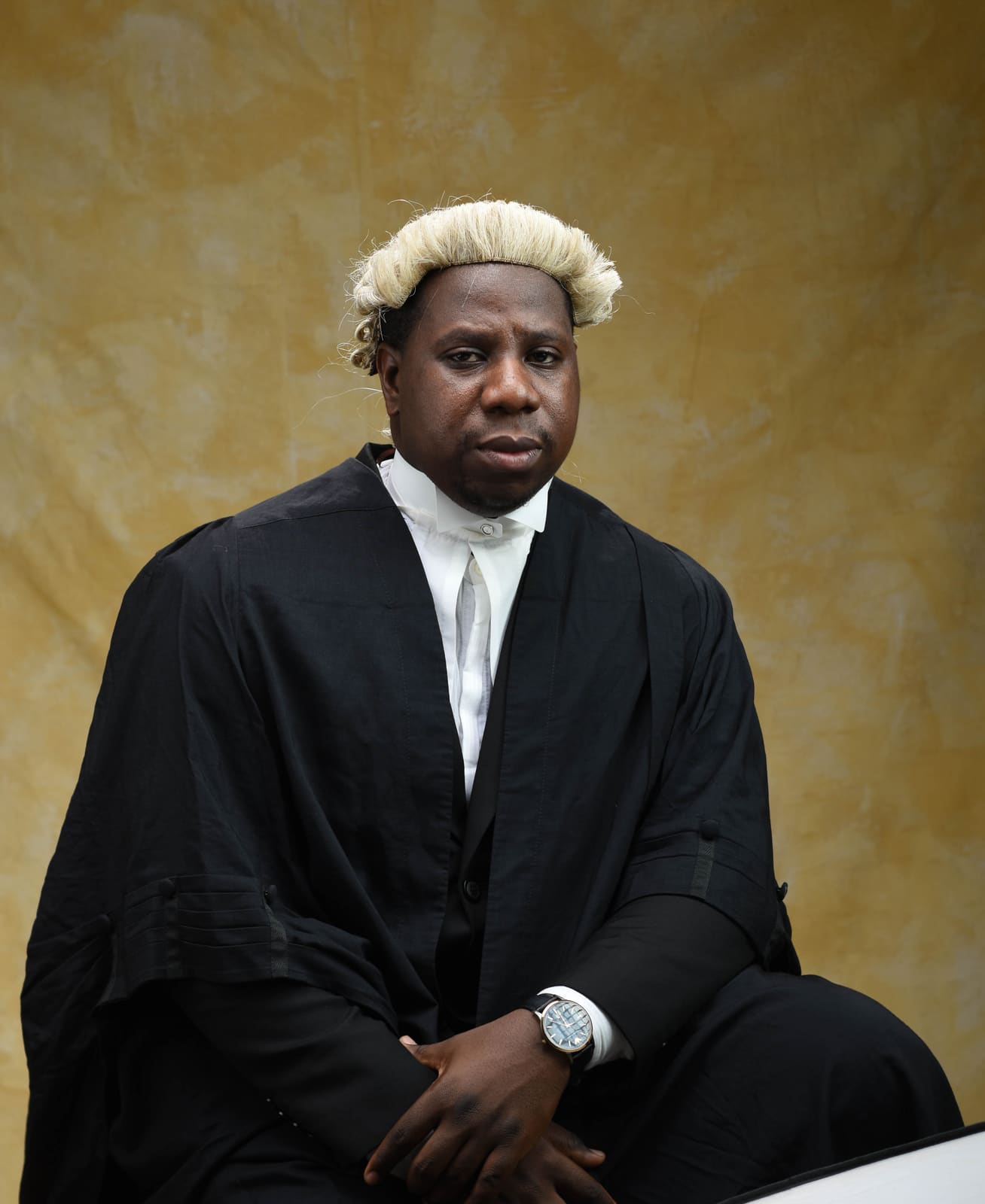 Oluwaseun Quadri in Nigerian barrister wig and gown